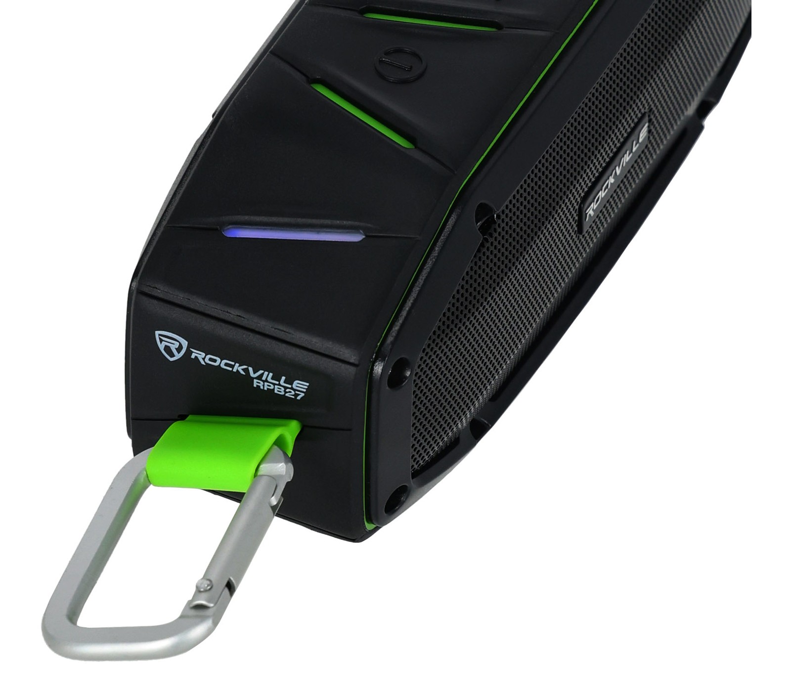 Rockville RPB27 V2 20w Portable Waterproof Bluetooth Speaker w Bumping Bass+TWS