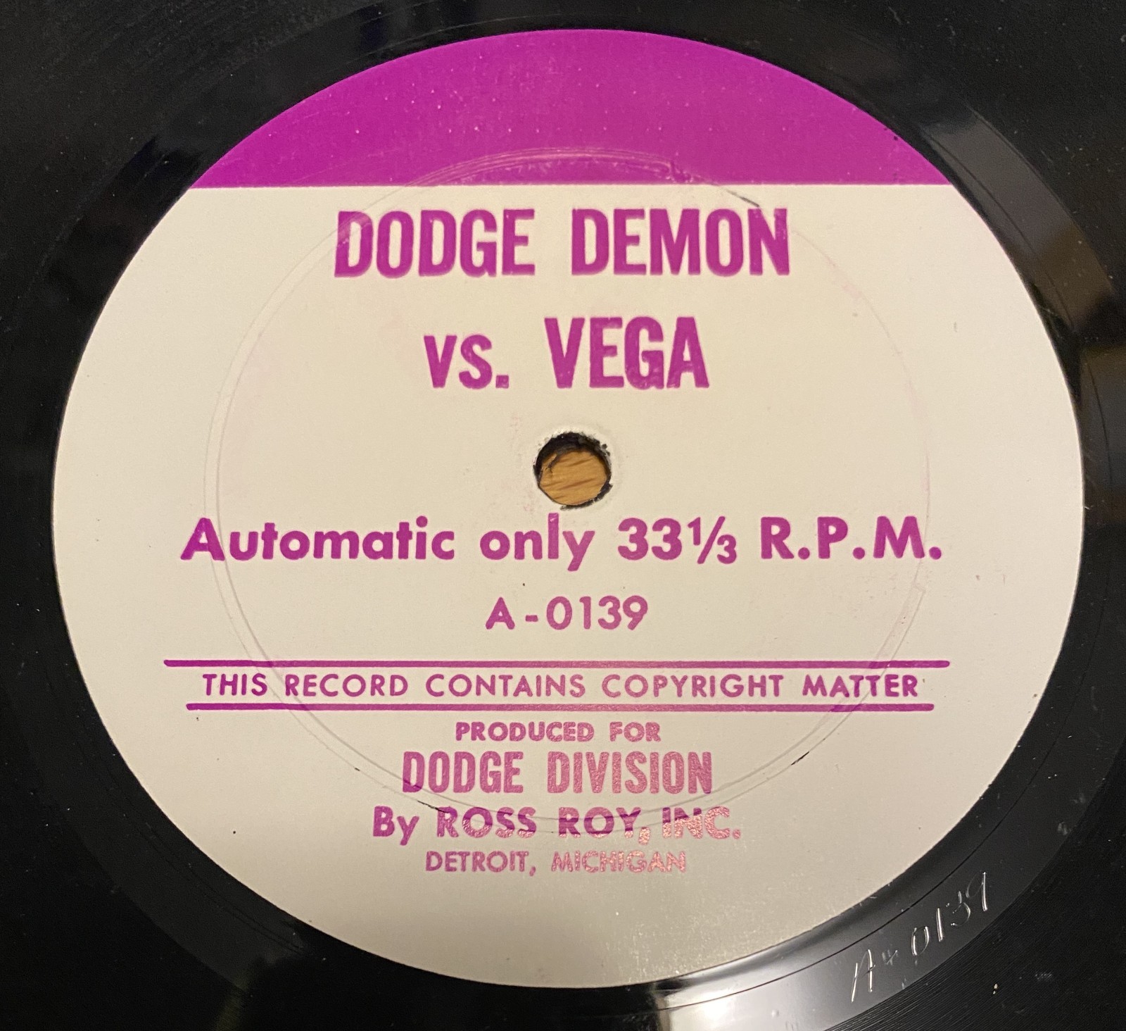 1971 Dodge Dealer DEMON VS Maverick/Comet/Vega Sales FILM & RECORD Mopar