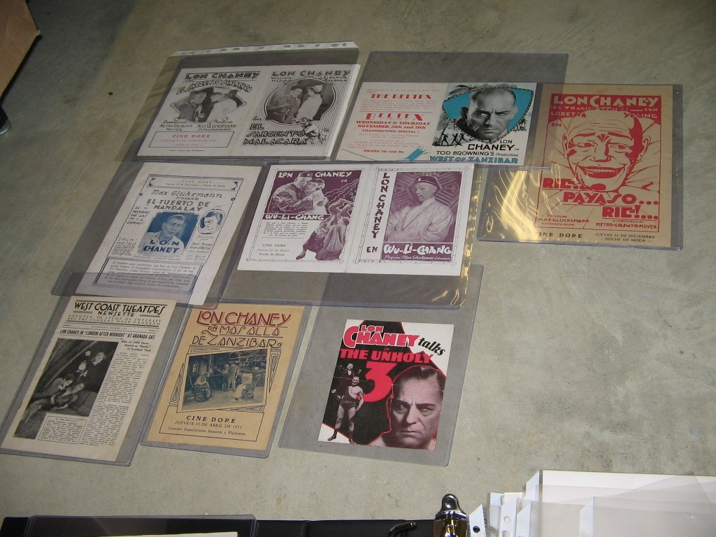 LON CHANEY 1920s movie herald (1 item) THE ROAD TO MANDALAY S American silent