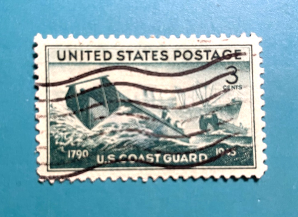 US Stamp 1945  5¢ "U.S. Coast Guard"  Used Scott #936