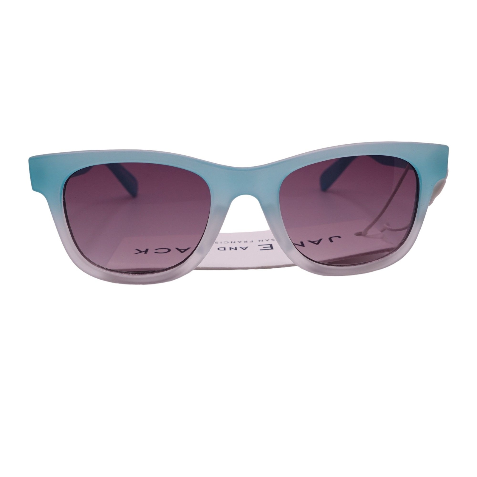 NWT Janie And Jack Ombre Sunglasses Newborn 0-2 Years Turquoise Blue Clear