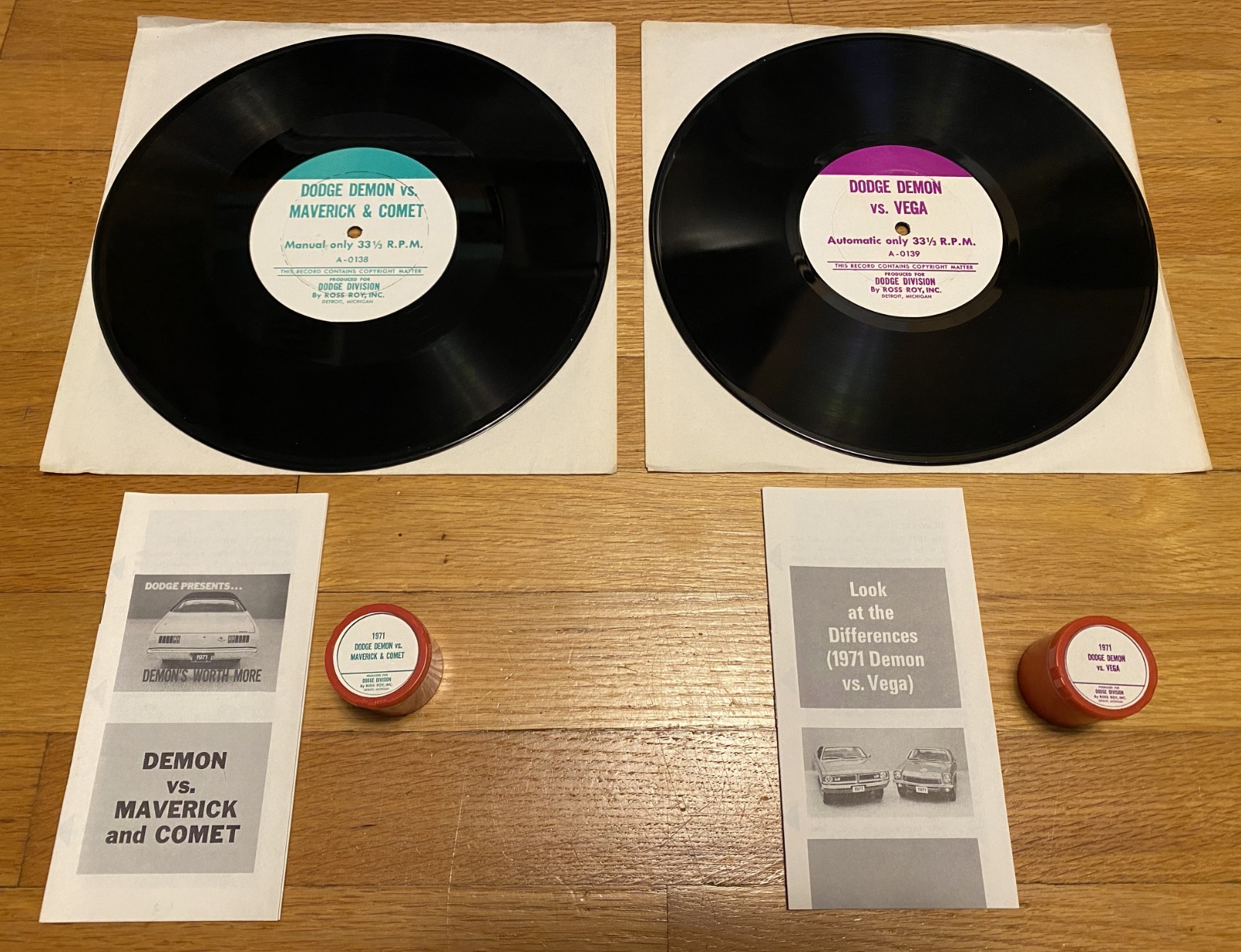 1971 Dodge Dealer DEMON VS Maverick/Comet/Vega Sales FILM & RECORD Mopar