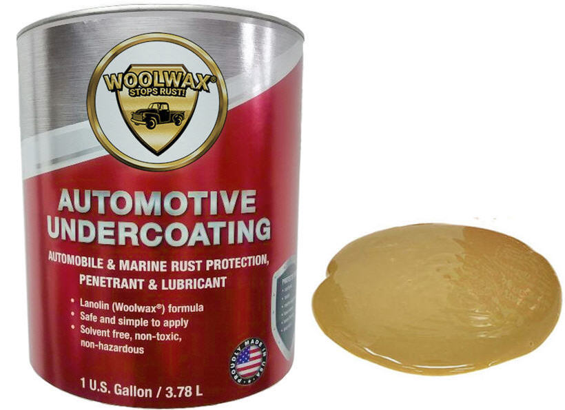 Woolwax Lanolin Film Thick Fluid Undercoating (1) Gallon. Black, Straw, or Grey