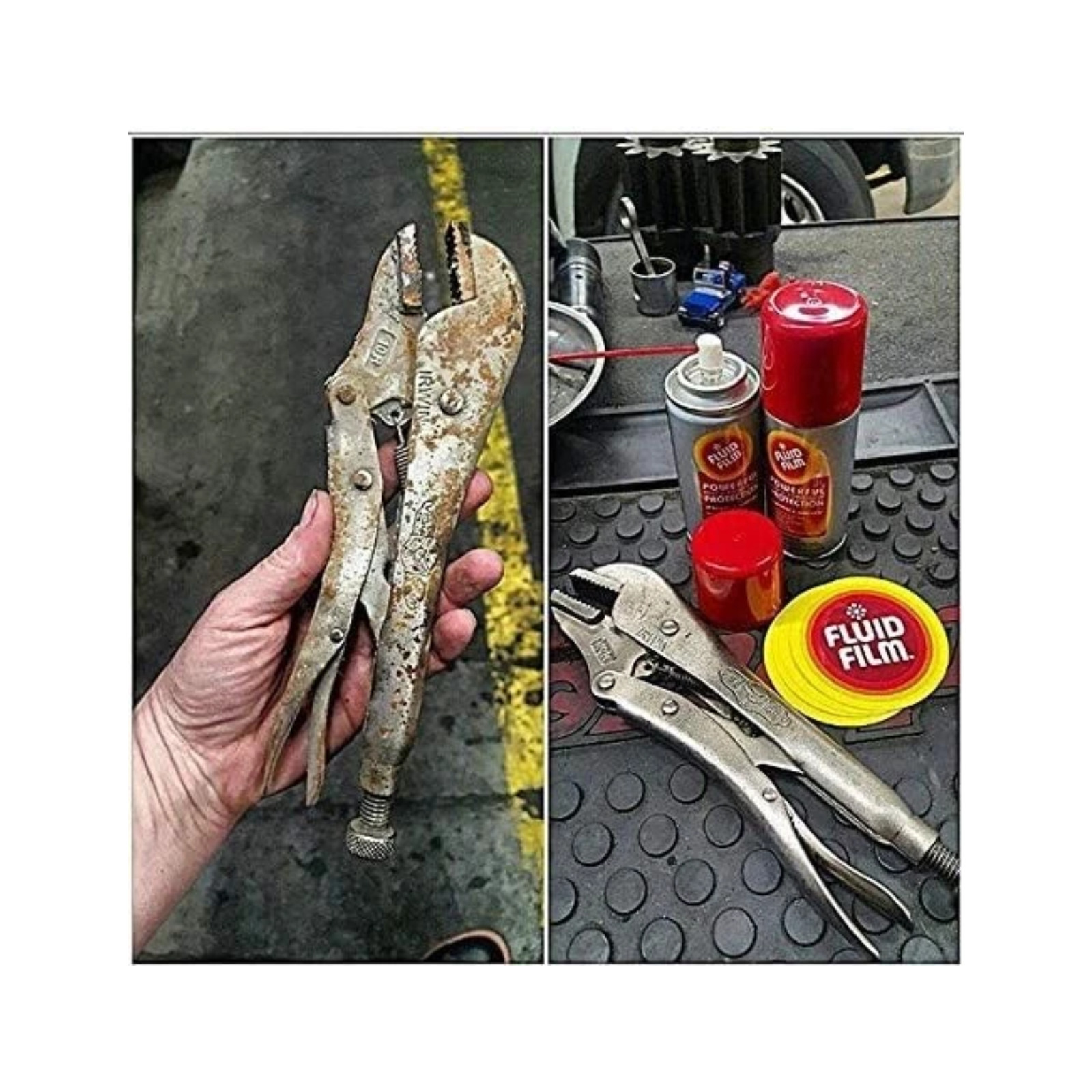 Fluid Film Rust Corrosion Penetrant Lubricant Preventative, Aerosol Can 6-Pack