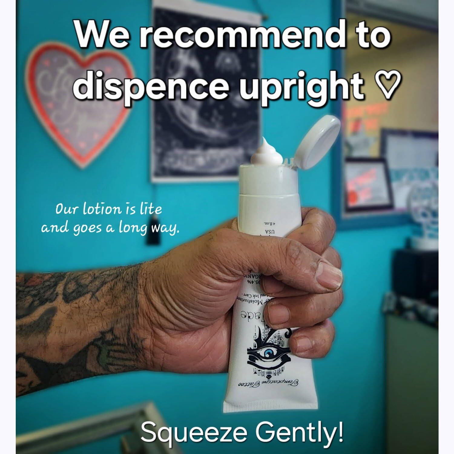 NevaFade™ Certified Organic Tattoo Lotion & Moisturizer | Before & Aftercare ♡