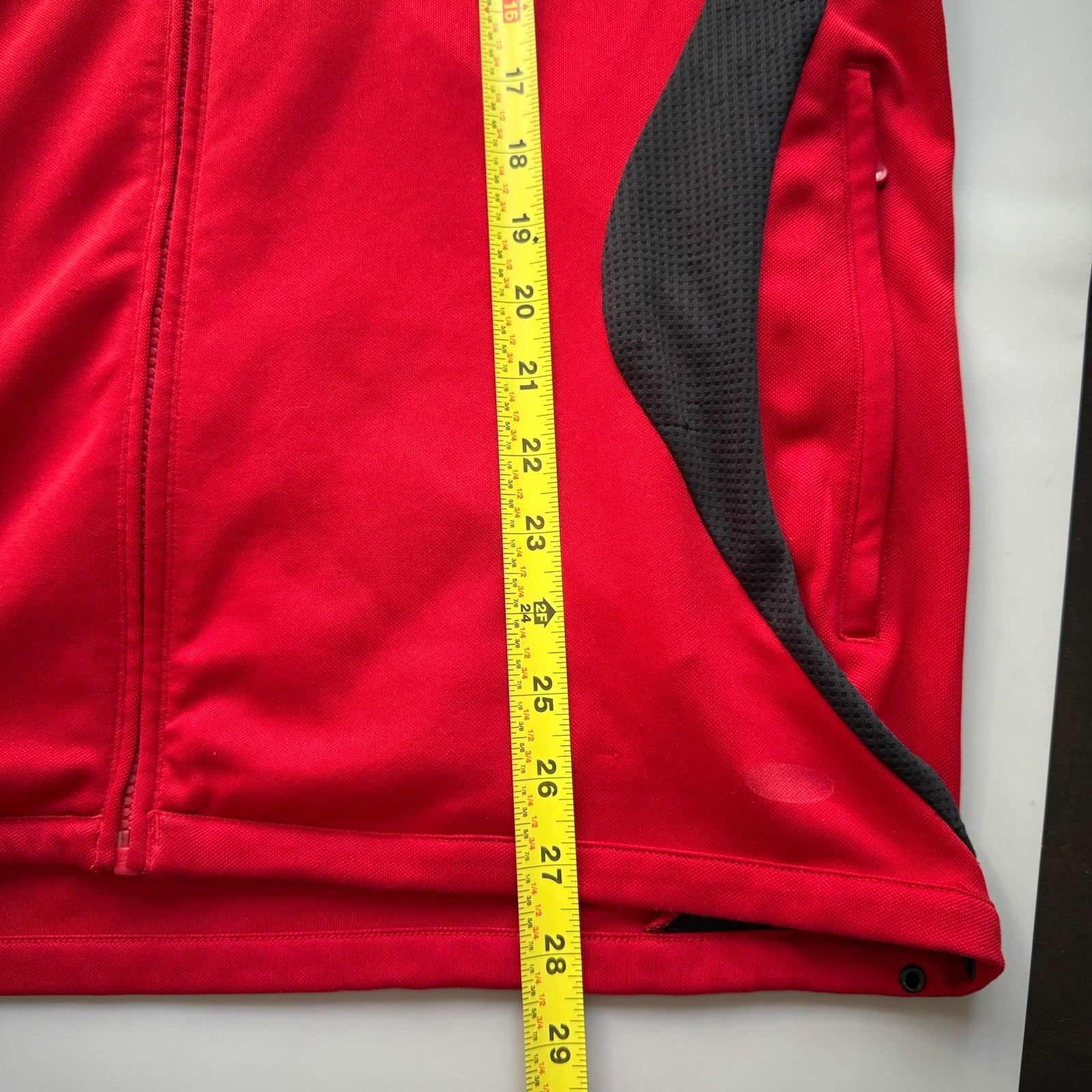 2000s Adidas Red Training Track Jacket Full Zip Athletic Mens Medium Climalite