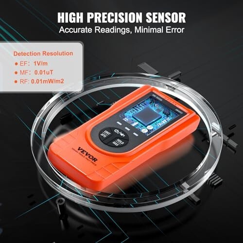 EMF Meter Electromagnetic, 3-in-1, Radiation Detector, 5Hz-3.5GHz, Rechargeable