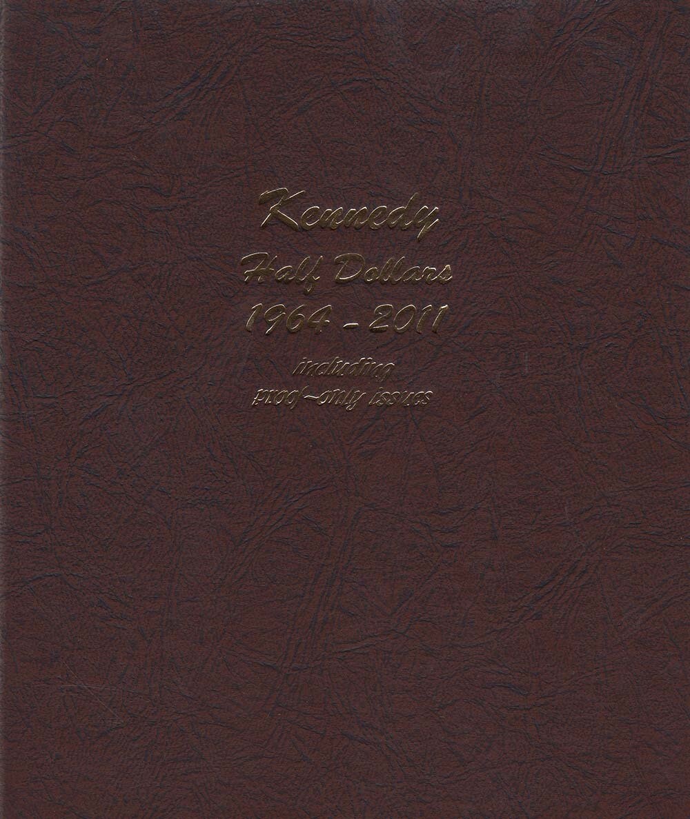 Dansco Album For US Kennedy Half Dollar Coin + Proofs 1964-2011 Model 8166 New
