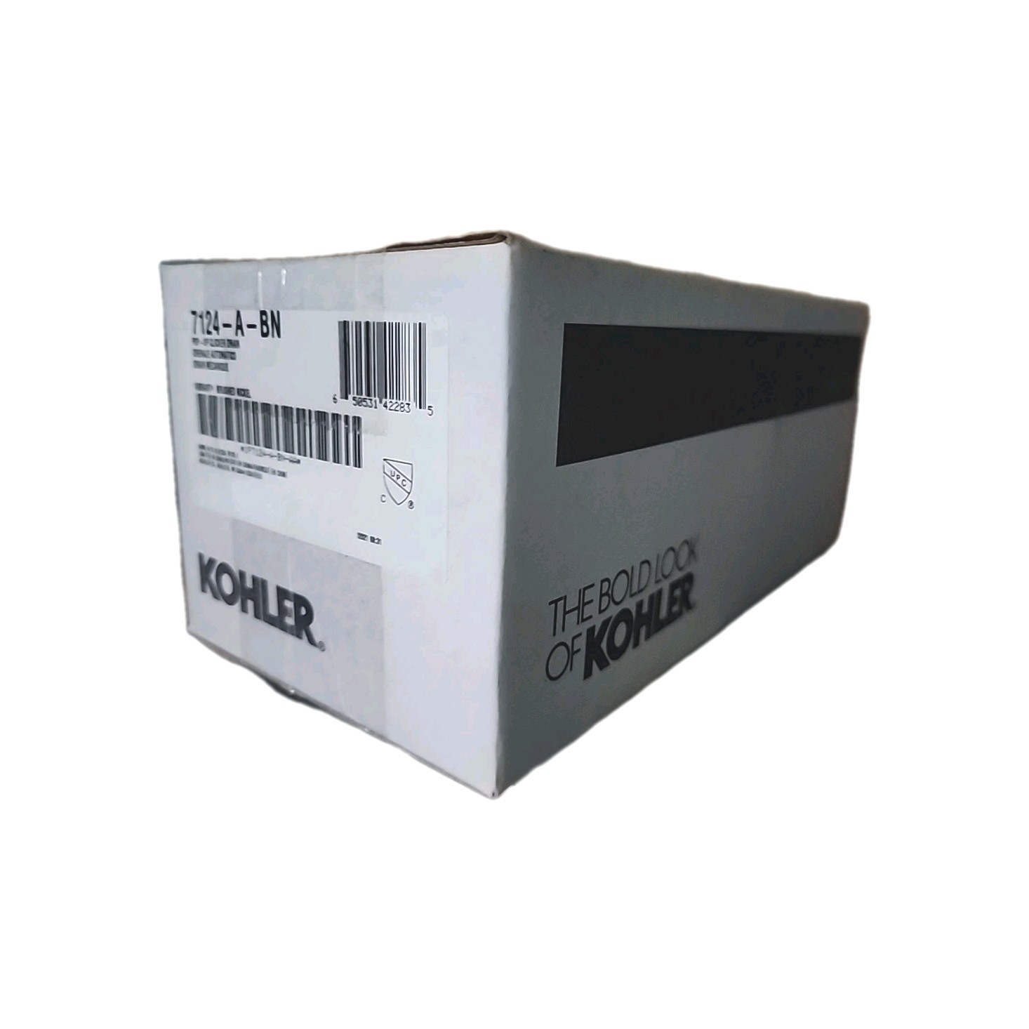 Kohler® 7124-A-BN Pop-Up Clicker Drain With Overflow Vibrant® Brushed Nickel