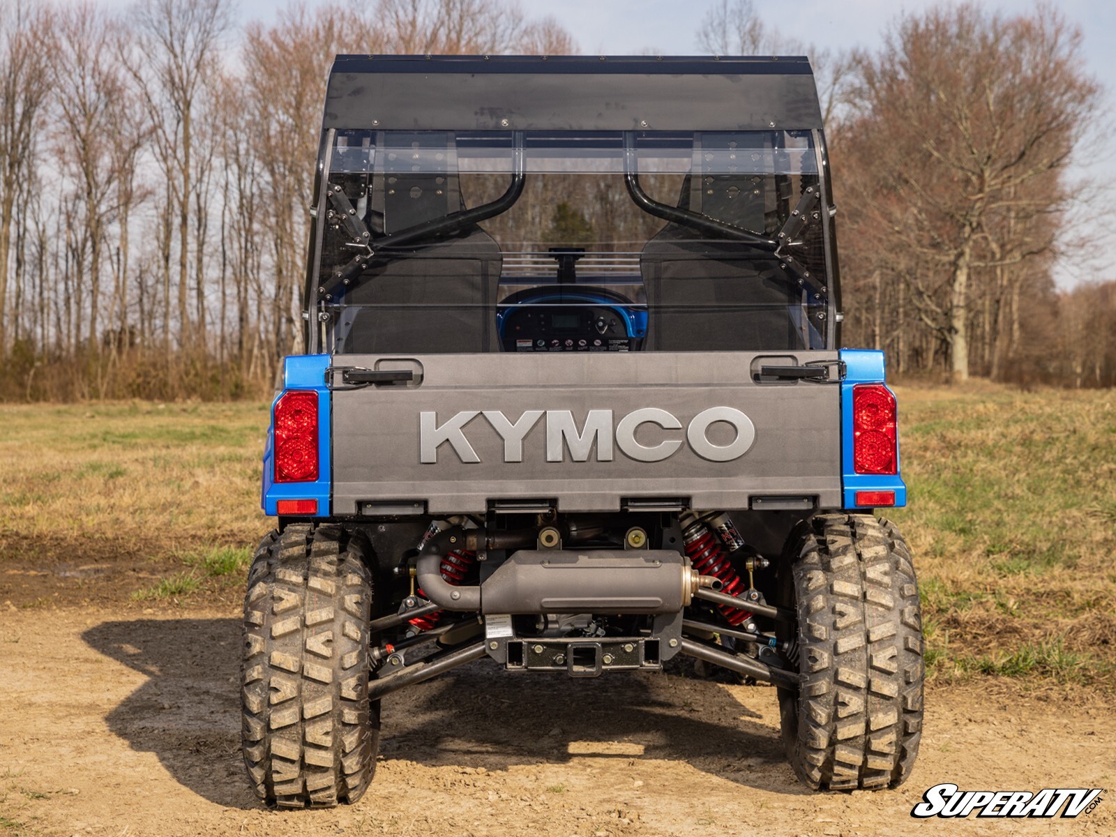 SuperATV Rear Windshield for Kymco UXV 700I / 2019+