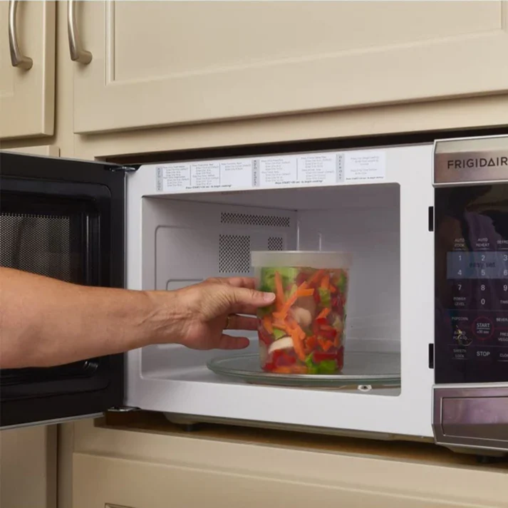 32 oz Heavy Duty Large Round Deli Food/Soup Plastic Containers w/ Lids BPA free