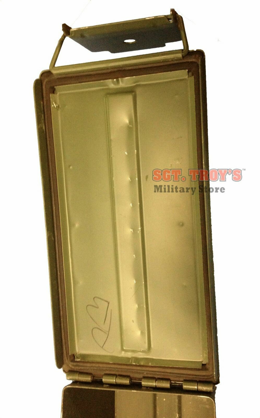 2 PACK Original .50 Caliber 5.56mm Ammo Can M2A1 50CAL Metal Ammo Can Box VGC