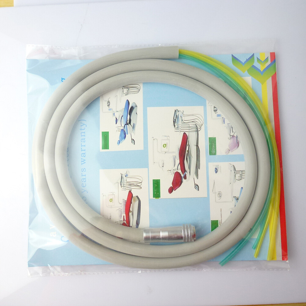 1 PCS Dental Silicone Tube Hose Tubing 2/4 Hole Handpiece Tubing Straight Tubing