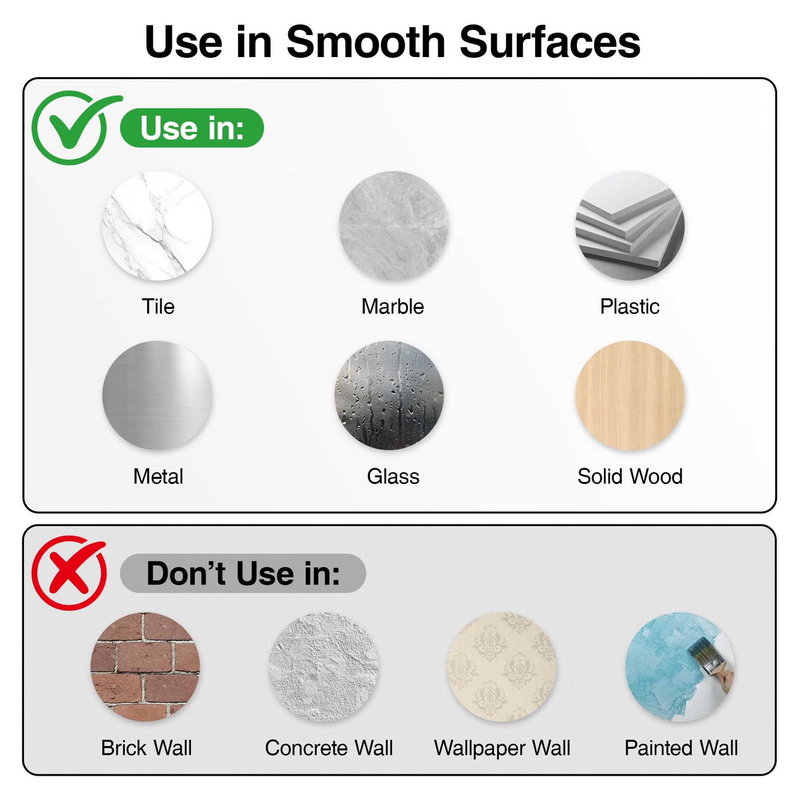 24 Inch Adhesive Towel Bar - Stainless Steel Stick on 24 inch, Brushed Nickel