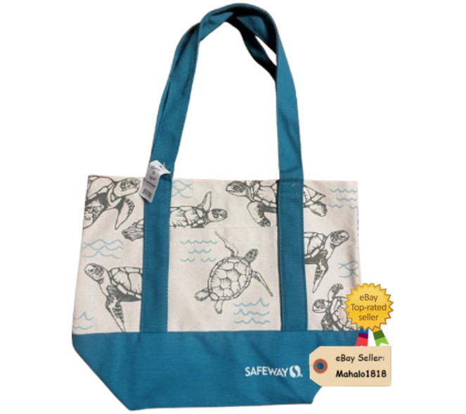 Safeway Hawaii Canvas Mini Tote Bag Turtles “HONU” Limited Edition 2026