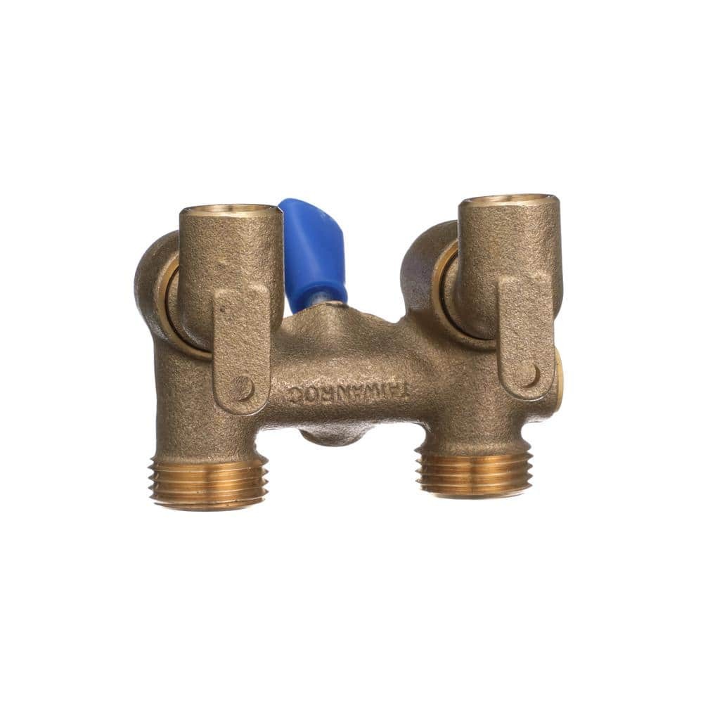 Watts 1/2 in. Bronze Sweat x MHT Washing Machine Shutoff Valve