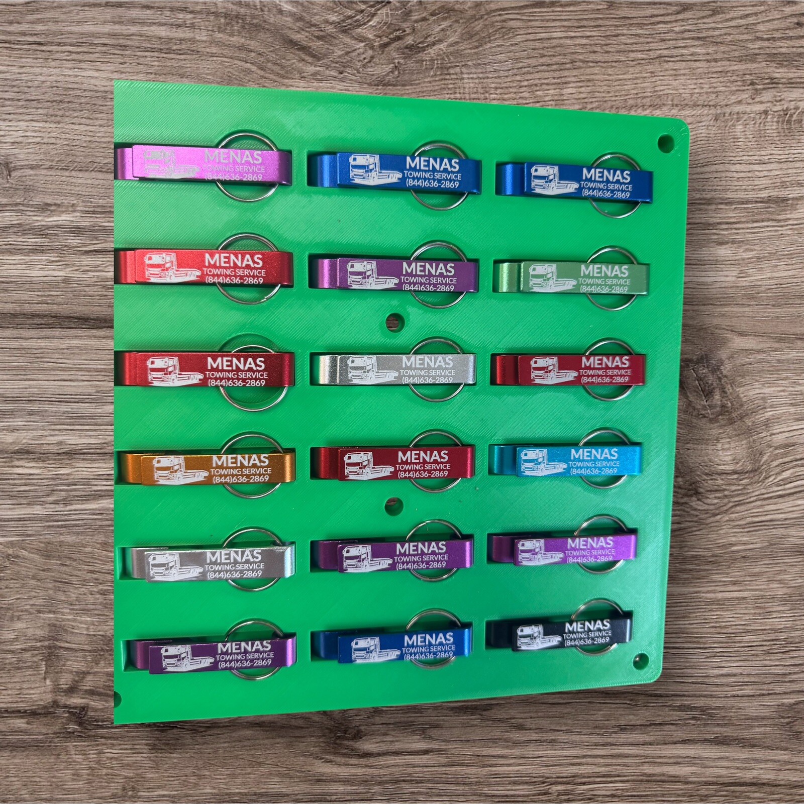 100pcs Custom Engraved Mixed Colors METAL BOTTLE OPENER KEYCHAIN PERSONALIZED