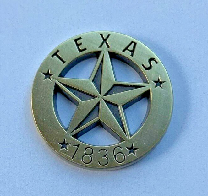 Texas Rangers 1836 Badge Golf Ball Marker New