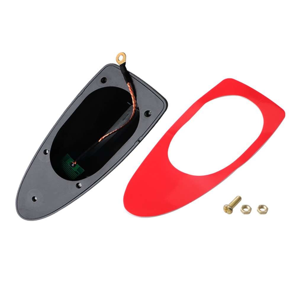 Car Shark Roof Fin Antenna Aerial FM/AM Radio Signal Trim Universal Decor Black