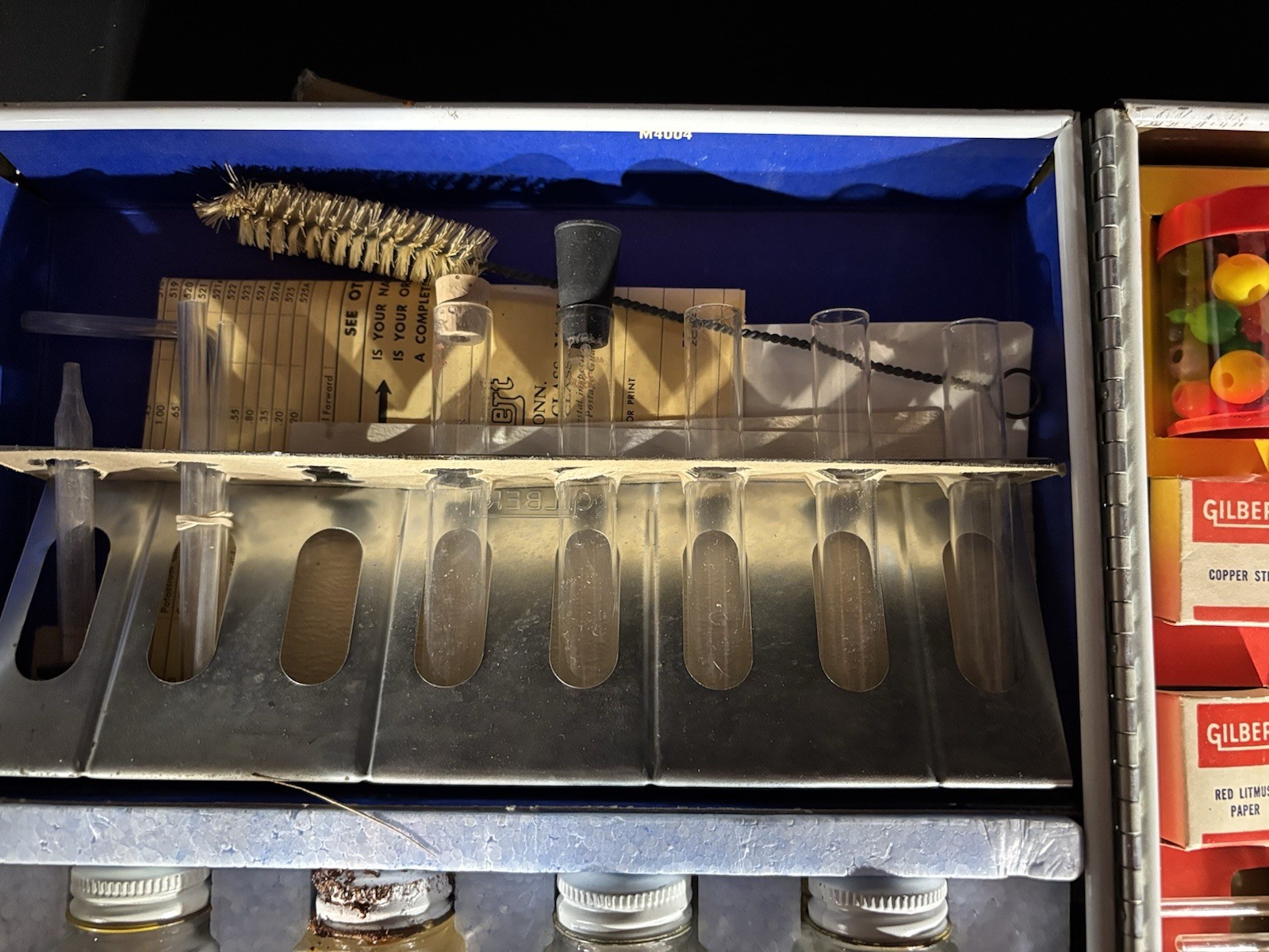 Vintage 1963 Gilbert Chemistry Lab Complete W/ Chemicals 100% Intact