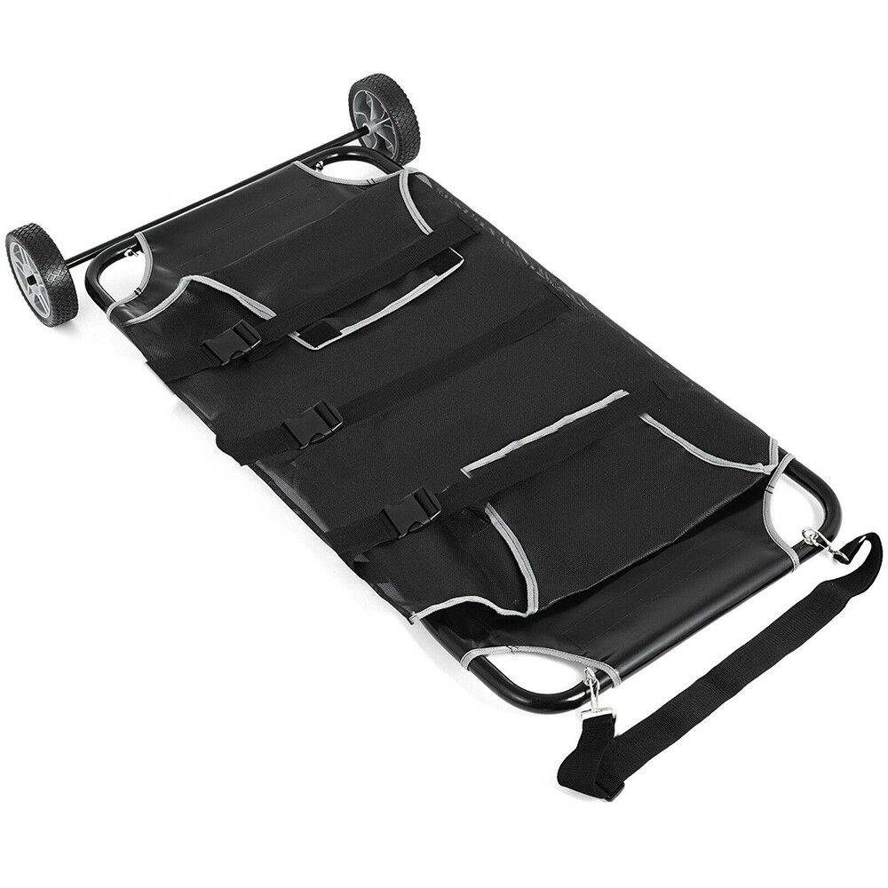 50"*26" Animal Stretcher with 2 Wheels Pet Dog Veterinary Expandable 250lbs Max