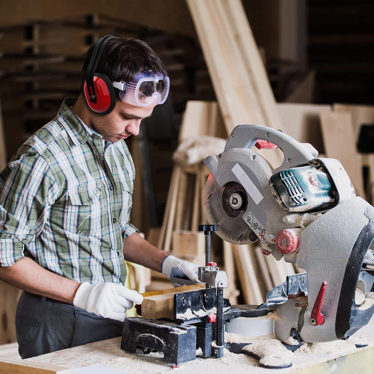 Neiko 53925A Safety Ear Muffs, NRR 26 dB, Adjustable, ANSI S3.19-1974 Approved