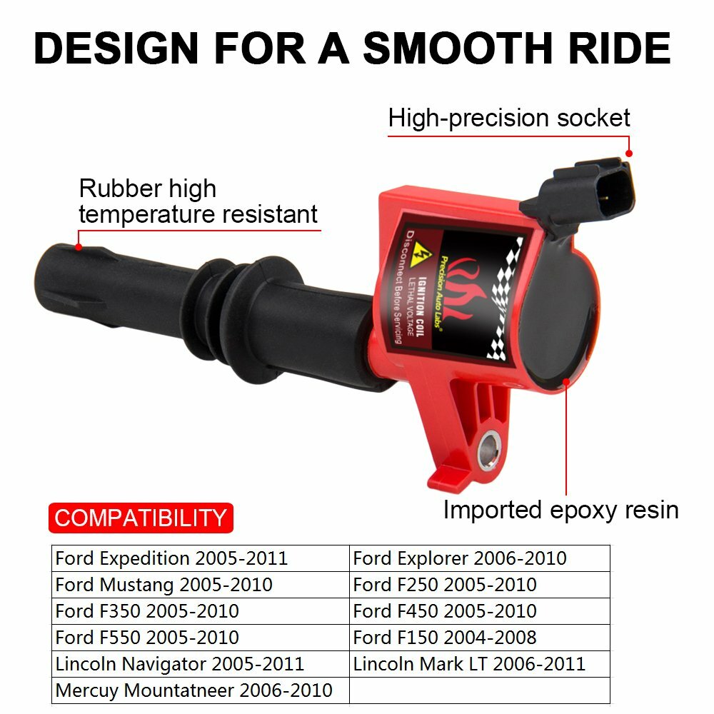 8Pack Ignition Coils For Ford F-150 4.6L 5.4L 2004 2005 2006 2007 2008 2009 2010
