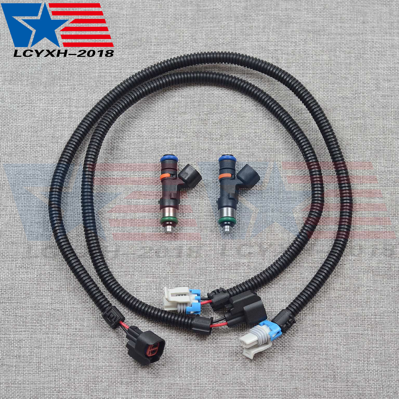 Fuel Injectors&Harness (PAIR) For Polaris RZR Ranger 800 2011-14 1204318 1204319