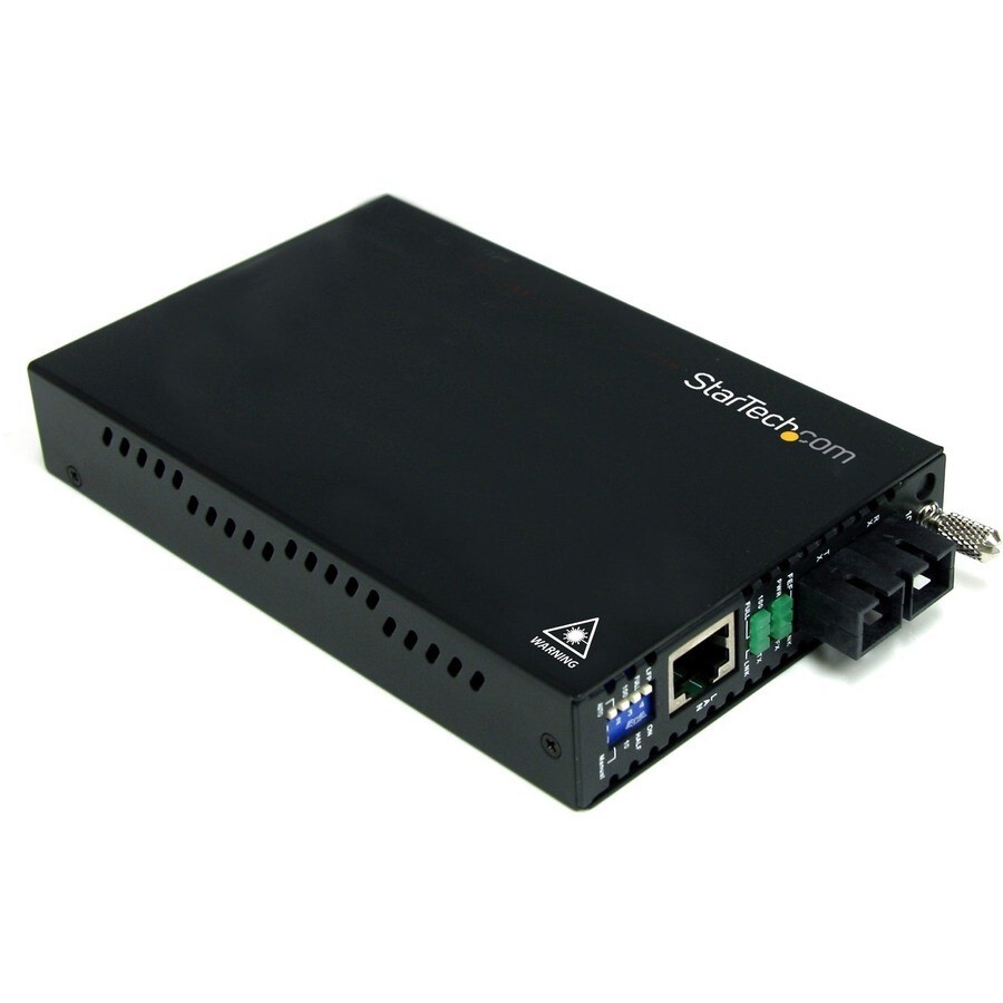 StarTech 10/100 Mbps Multi Mode Fiber Media Converter SC 2 km ET90110SC2