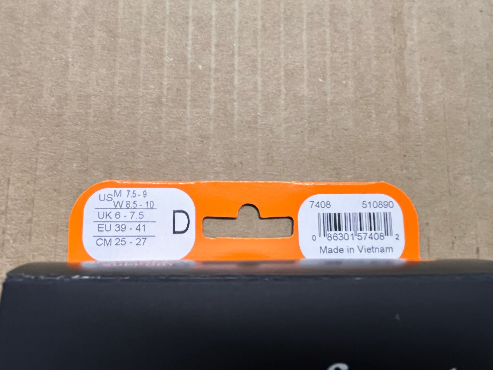 Superfeet All purpose Orange Insoles inserts SIZE D M 7.5-9 / W 8.5-10