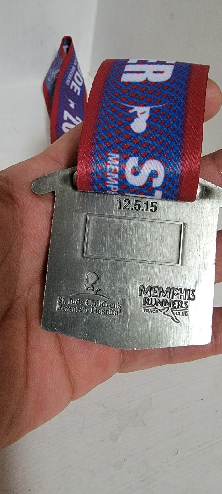 St. Jude Memphis Half Marathon Weekend medal - [ 12/5/15] - free shipping