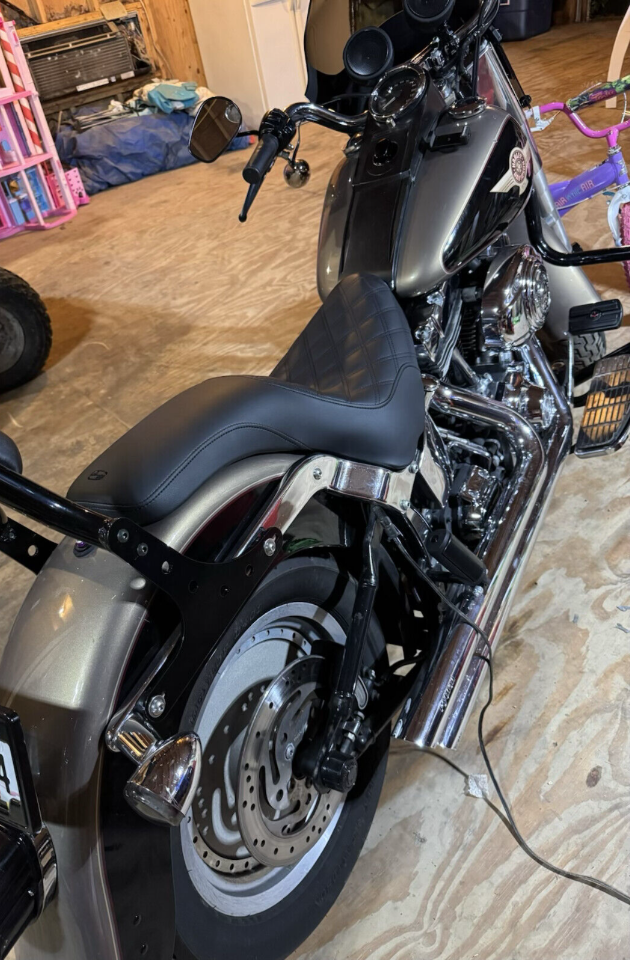 Saddlemen Profiler Lattice Low Gel Seat 2000-06 Harley Softail Heritage Fat Boy