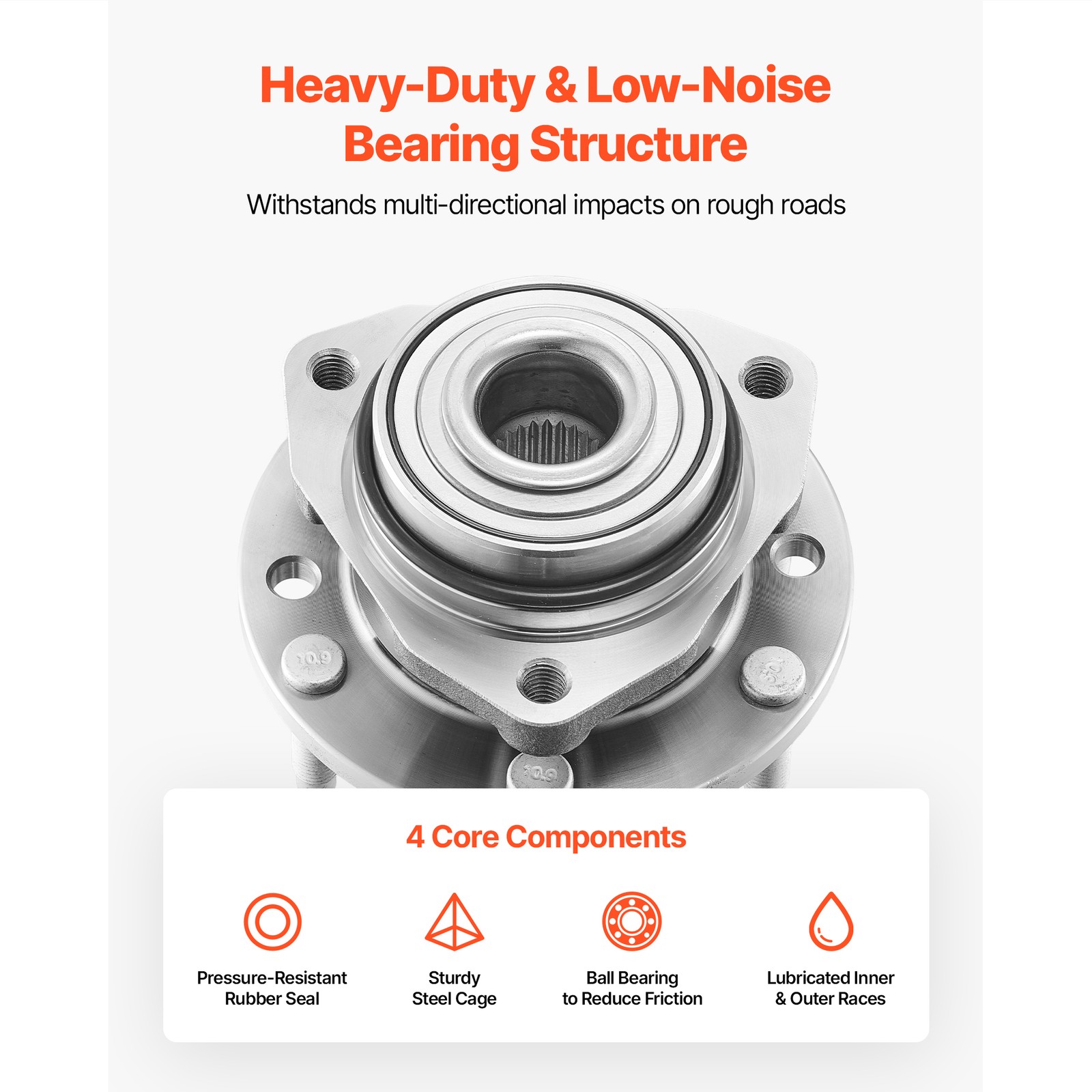 2X Front Wheel Bearing Hubs Assembly for Chevy Trailblazer Envoy Bravada Rainier