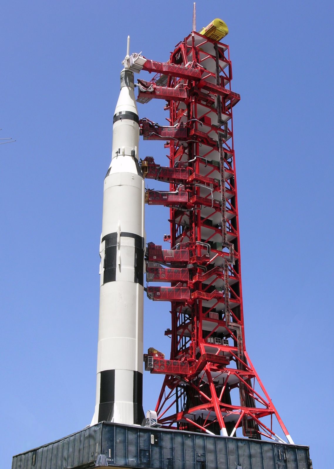 Launch Umbilical Tower LUT Craft Model for Monogram,Airfix 144 Saturn V PLS.READ