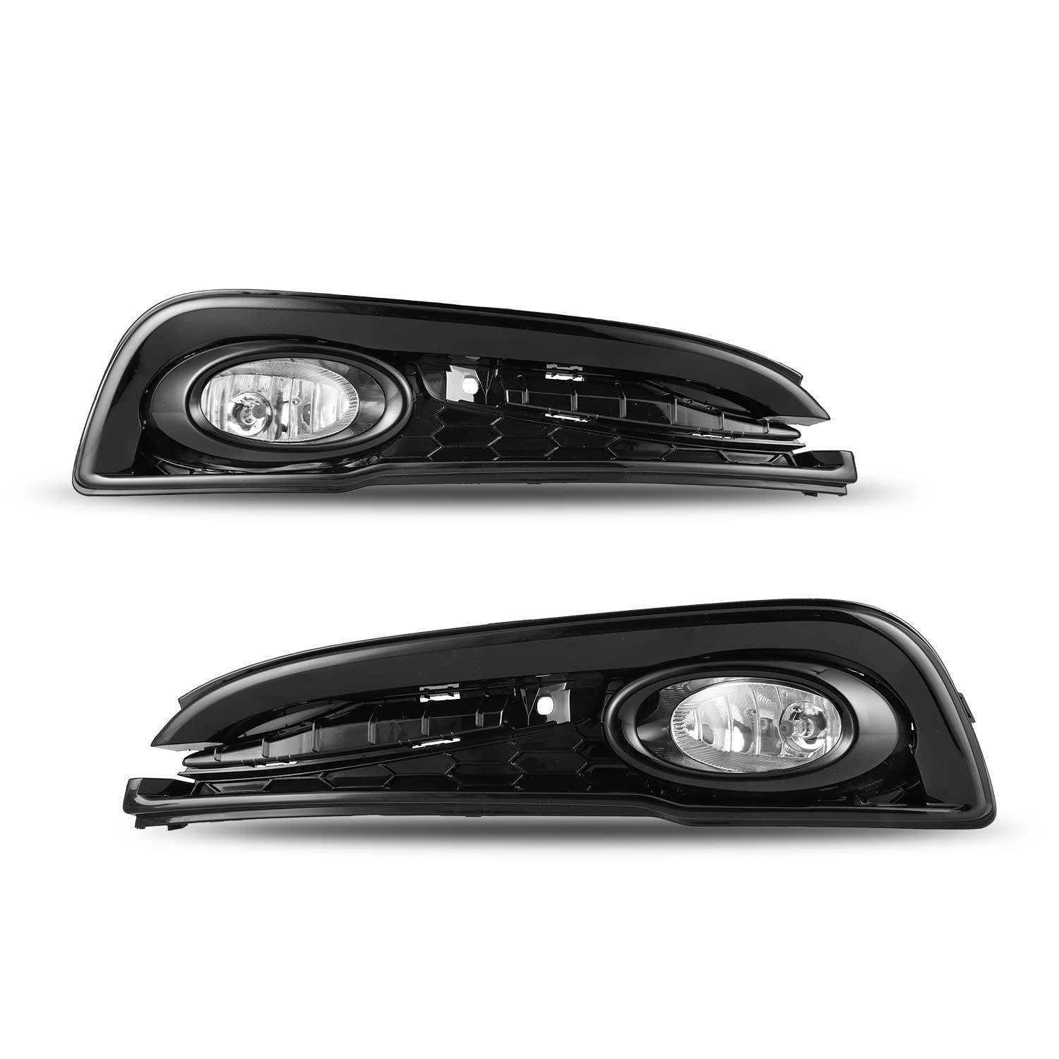 Fog Lights for 2015 Honda Civic 4 Door Sedan Wiring Kit Switch Pair Clear Lens