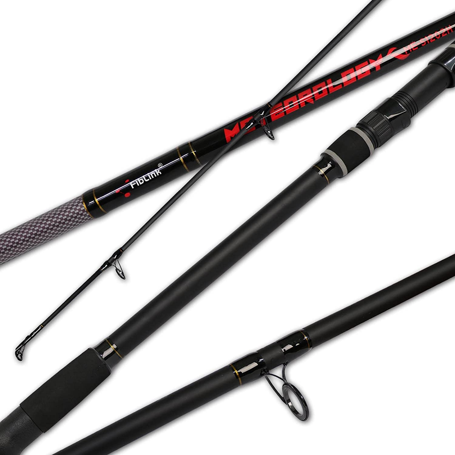 Surf Fishing Rod 2PC/3PC Travel Spinning Saltwater Pole 9'/10'/10'6"/12'/13'3"