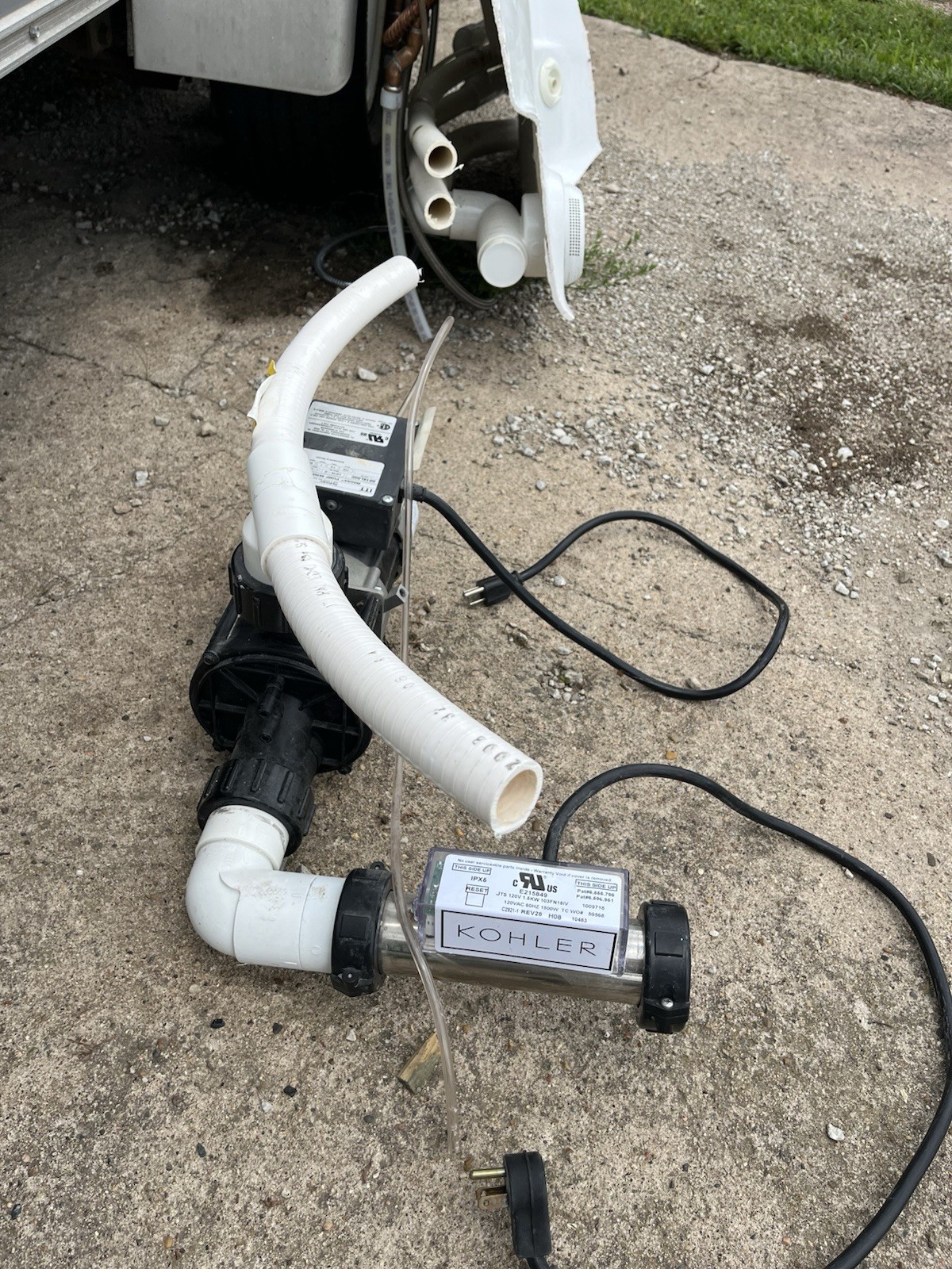 used kohler hot tub parts VGC