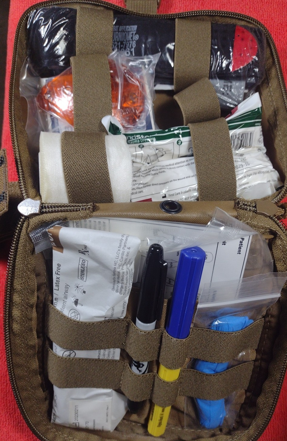 High Speed Gear USA IFAK JFAK TACTICAL MEDIC DROP LEG TRAUMA Kit NAR CAT G7 ++++