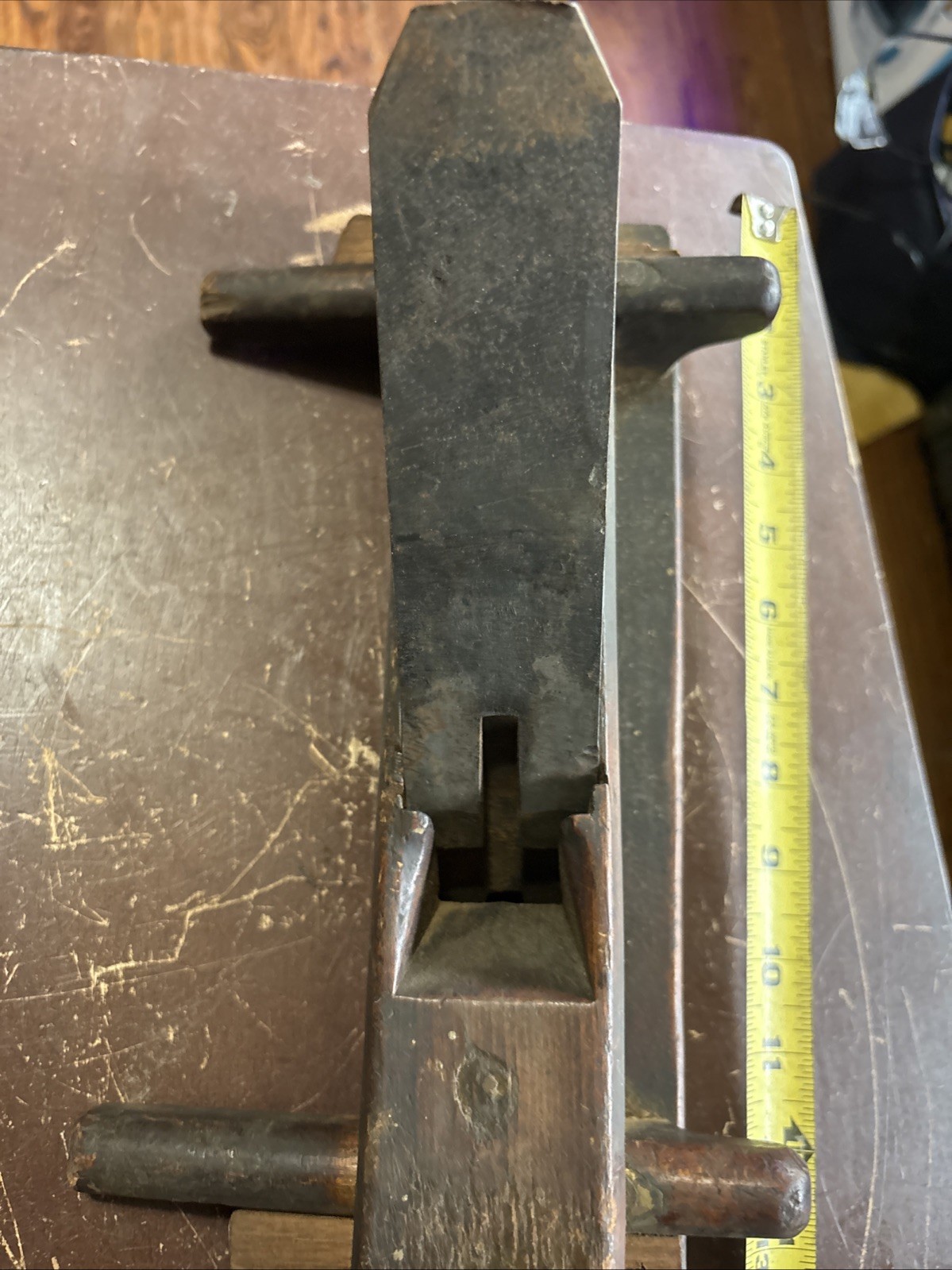 L.R. Spring Antique Wooden Plow Plane