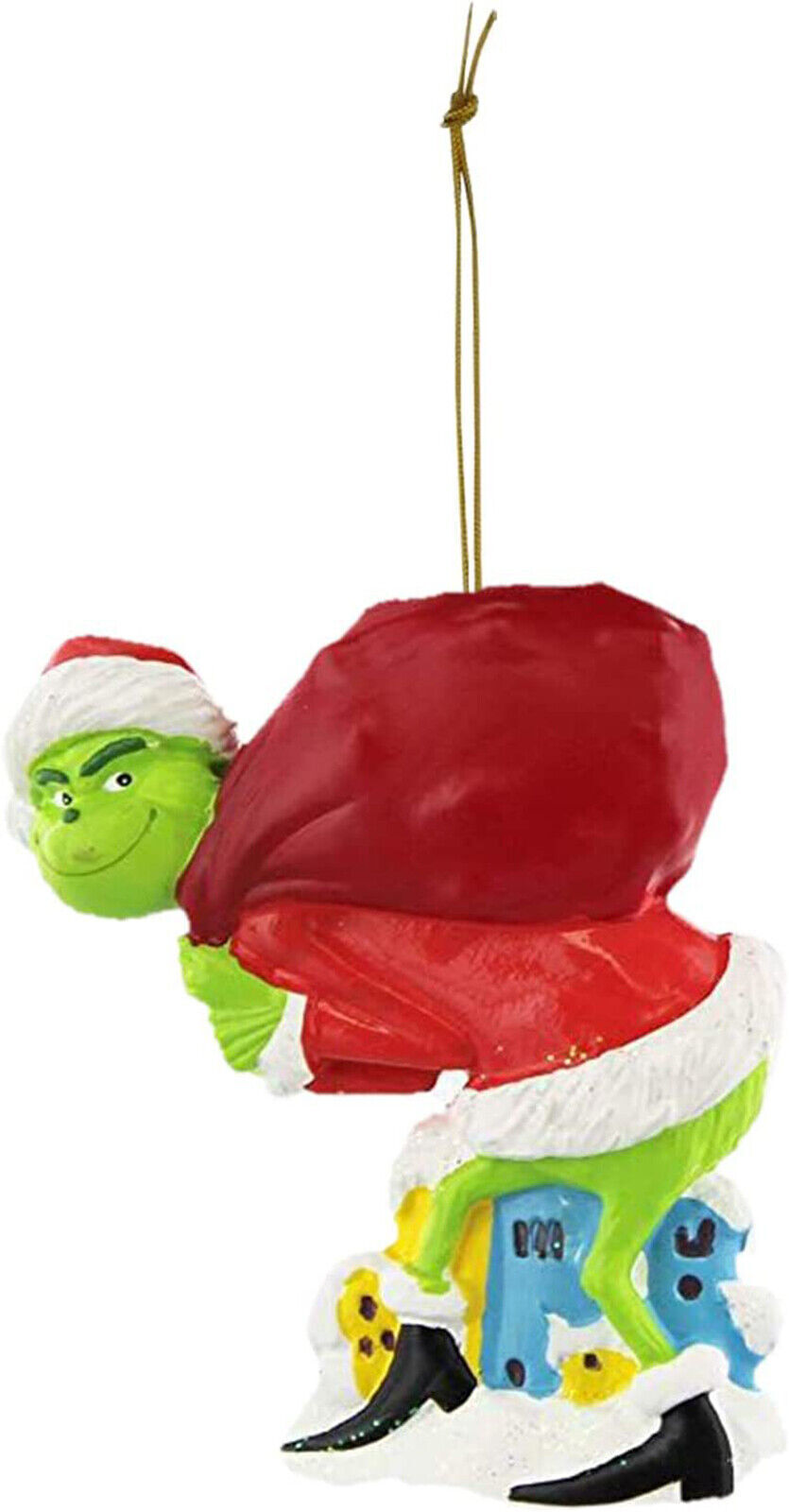 Merry Christmas Grinch Ornaments Xmas Tree Hanging Figure Pendant Home Decor gif