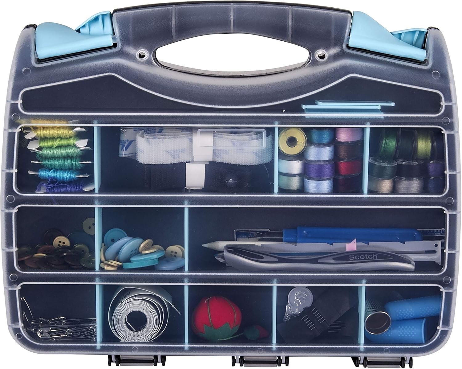 ArtBin 6877AG Double-Sided Quick View Carrying Case Organizer