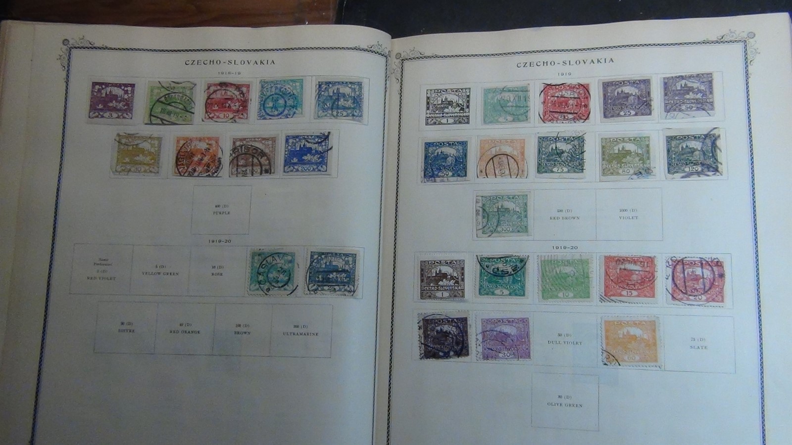 Stampsweis WW collection in Brown Scott Int'l 1901-1920 est 2715 stamps