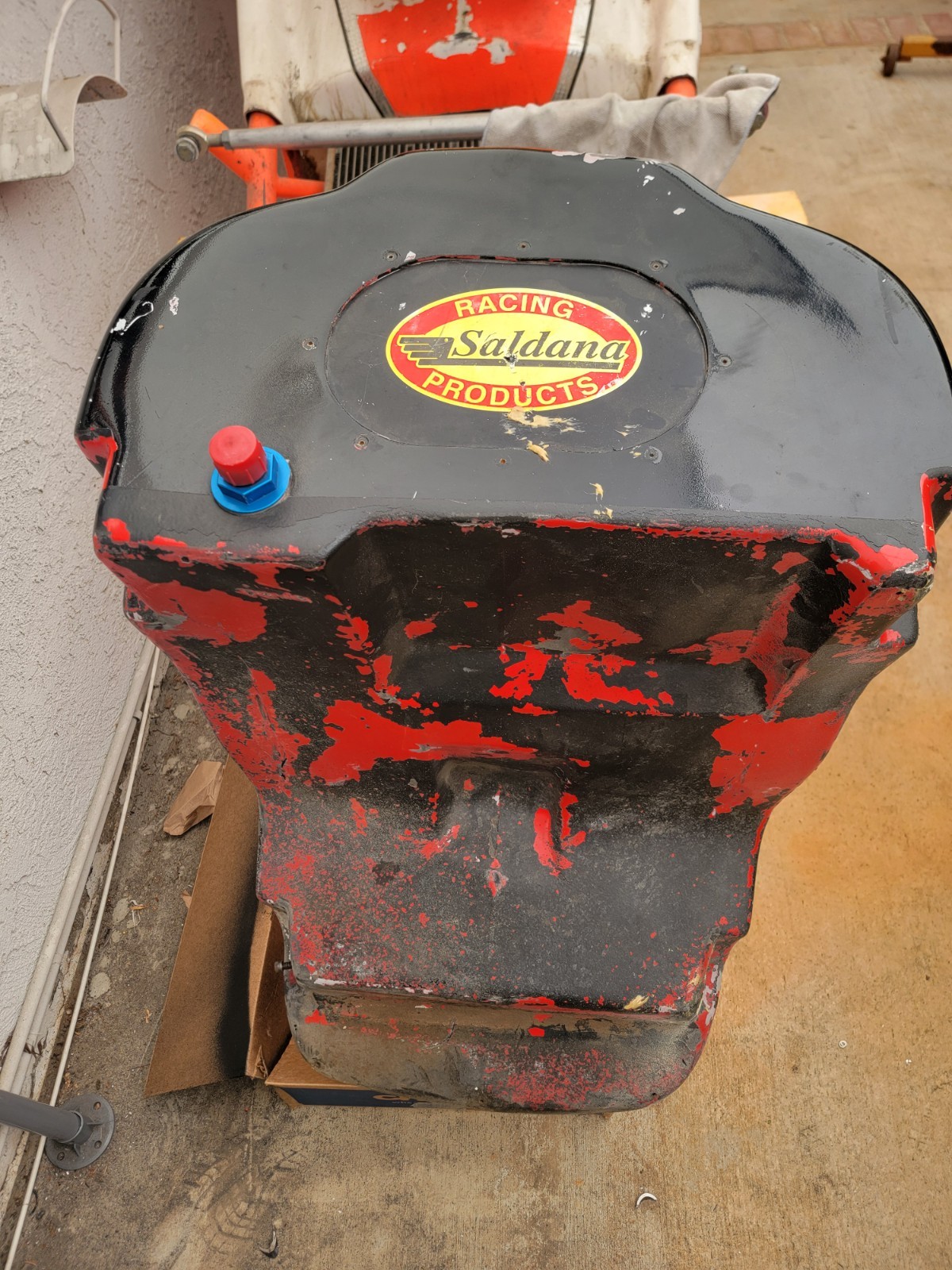 Saldana 33 Gal Tail Tank W/Bladder Top Outlet Outlaw Sprint