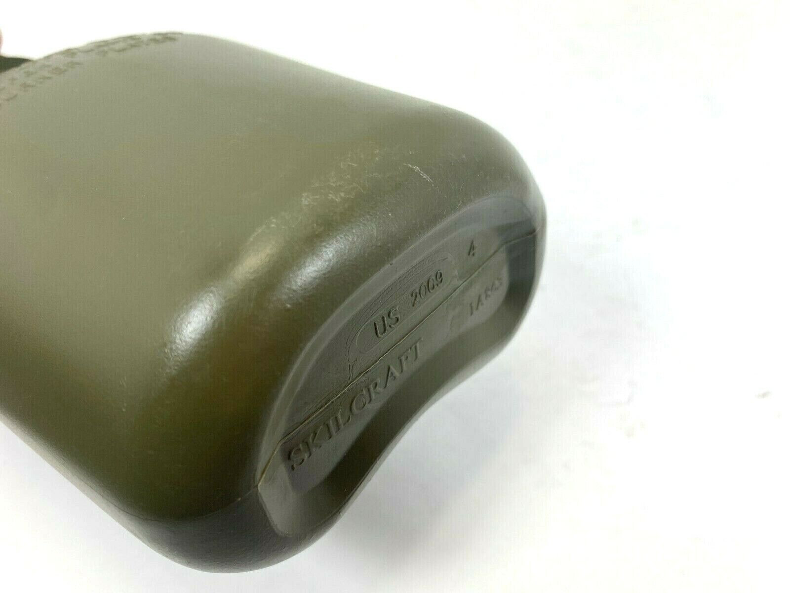 NEW US Military Style Tactical Survival OD Green 1 QT HARD PLASTIC Water Canteen