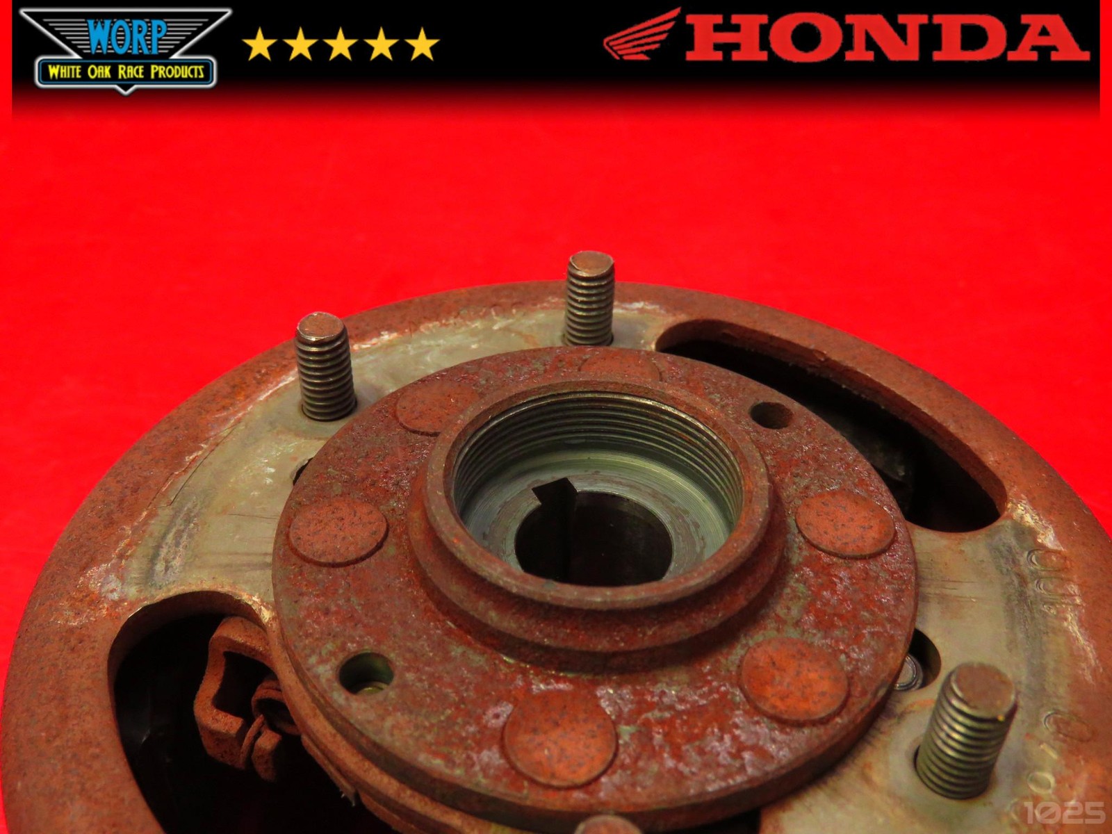 OEM 1978 HONDA ODYSSEY 250 FL250 FLYWHEEL ROTOR FLY WHEEL MAGNETO PULL START HUB