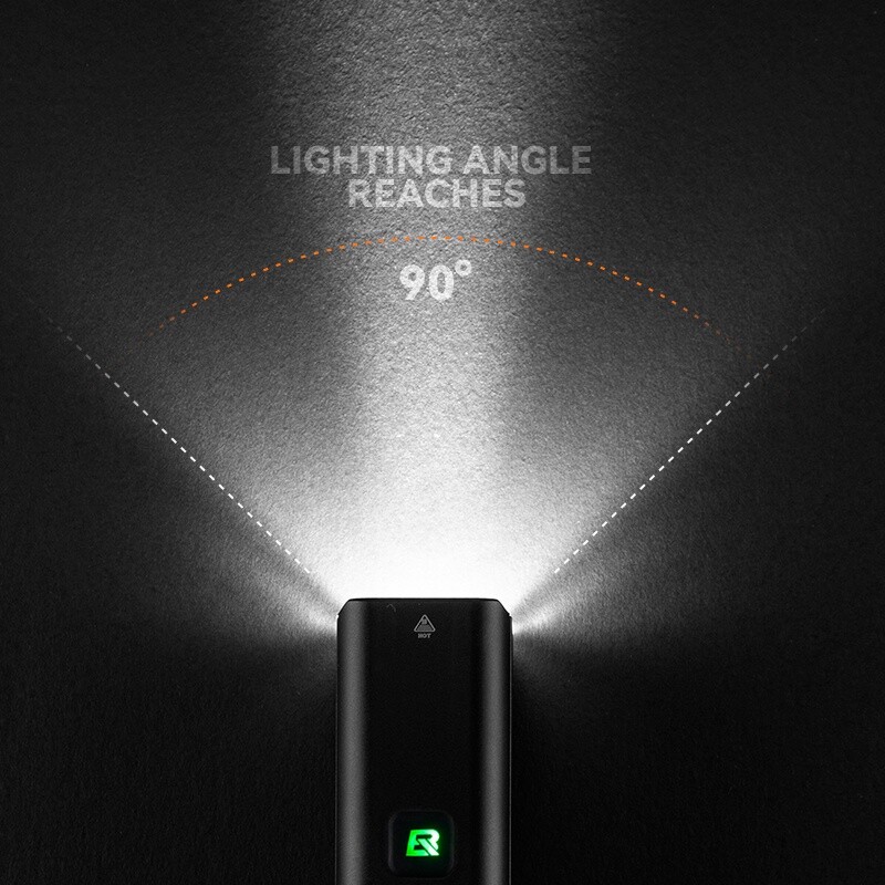 ROCKBROS Bike Smart Headlight 1500 Lumens IPX6 Waterproof Rechargeable