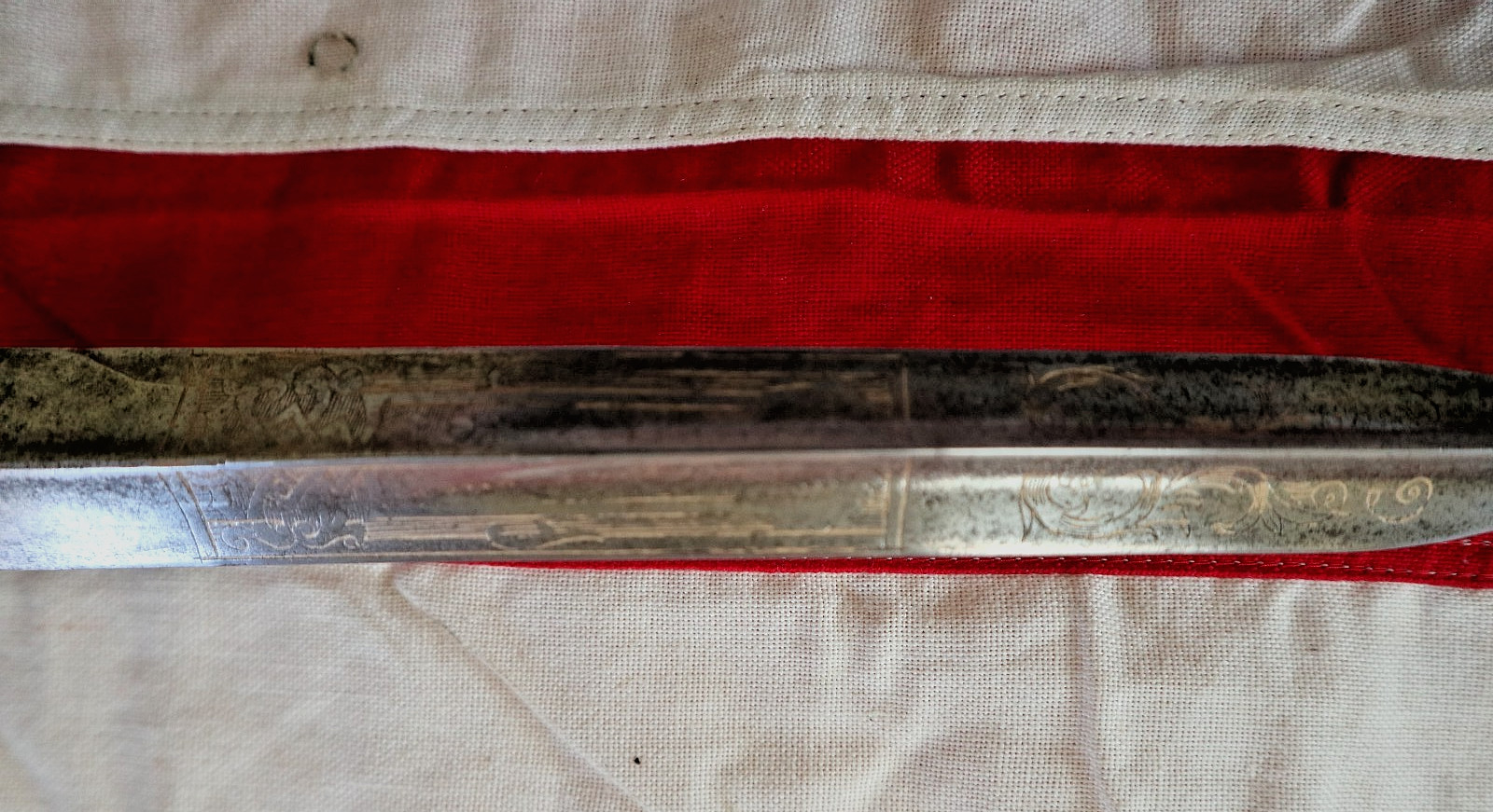 FRENCH INDIAN WAR REVOLUTIONARY WAR SILVER HILT SMALL SWORD HALLMARKED 1762