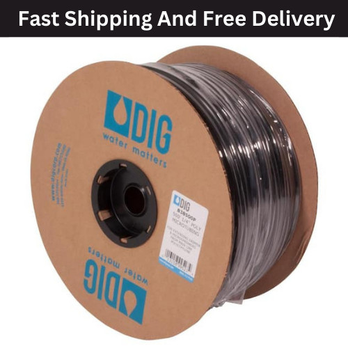 1/4 Inch 500 ft Drip Emitter Line Irrigation Tubing Hose