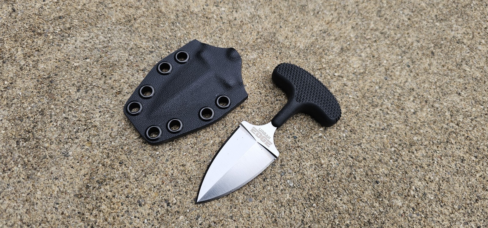 Cold Steel " URBAN EDGE " Kydex Sheath Only in Pancake Style (BK)
