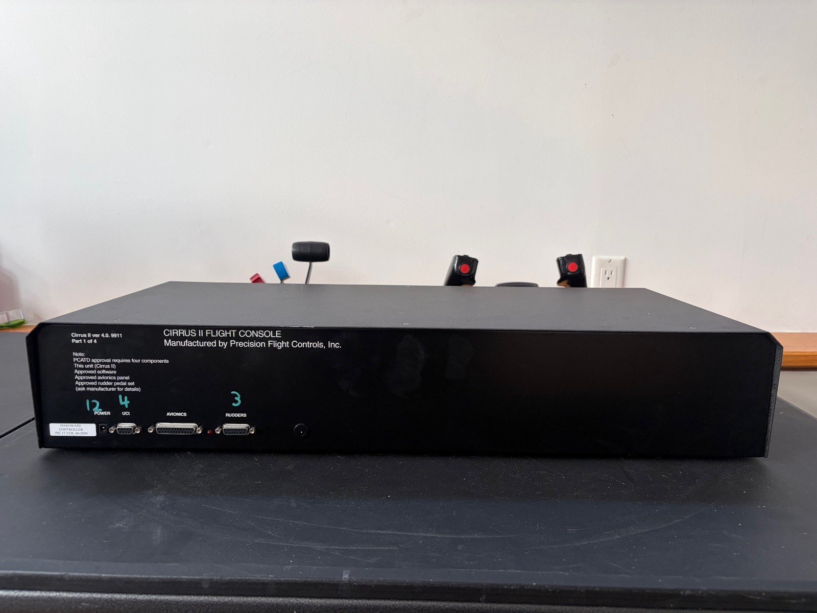 🔥 Precision Flight Controls Cirrus II Flight Simulator Console + MORE!!!